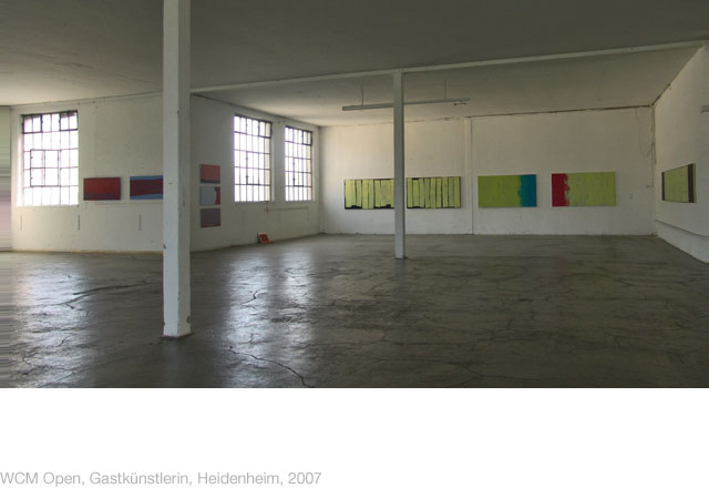 Ausstellungsansicht mit Arbeiten von Susan Stadler
